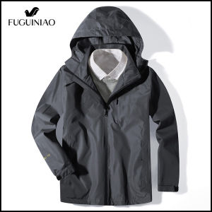 Fuguiniao Hiking Jackets Men Waterproof Clothes Windbreaker Camping Trekking Jacket Outdoor Windproof Coats Male