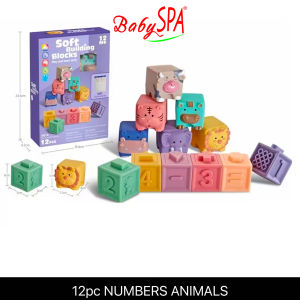 ♥♥♥ 𝐒𝐆 𝐒𝐞𝐥𝐥𝐞𝐫 Soft Baby Building Blocks – Safe BPA-Free Sensory Stacking
