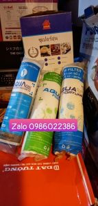 Bộ lõi lọc nước AQUA số 1-2-3 NEW 2022 CHÍNH HÃNG AQUA THAY THẾ  CHO TẤT CẢ CÁC DÒNG MÁY RO LỌC NƯỚC