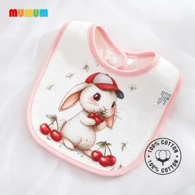 MUMUM Waterproof Baby Bibs - U Shape with Adjustable Snap Closure