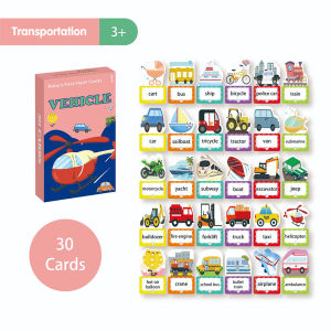 Mamibayi Mainan Flash Card Anak Edukasi Bayi Isi 30pcs Flashcard Lucu