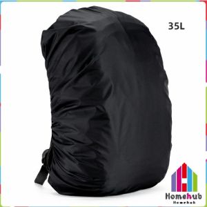 Homehub Backpack waterproof cover 35L Adjustable Waterproof Dustproof Rain Cover