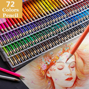Great-King 72/120 colors professional oil color pencils set artist painting sketch wood color pencil school Art supplies