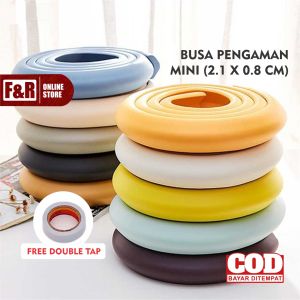 Mini Busa Roll Pelindung Meja Pengaman Furniture Laci Pinggiran Sudut Meja Baby Safety Strip Bumper