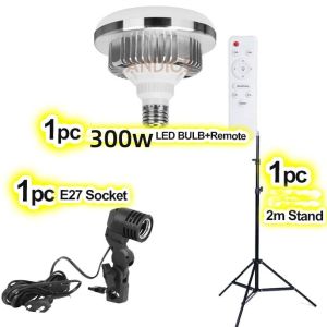 300W LED Bulb Softbox Lamp Lampu Studio SoftBox light Photography Lighting ไฟสตูดิโอ ไฟไลฟ์สด ไฟถ่ายรูป ไฟต่อเนื่อง