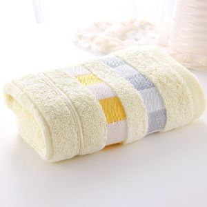 Khăn mặt cotton sợi tre cỡ lớn thấm hút nước sử dụng 2 mặt kích thước 33x72cm NT44
