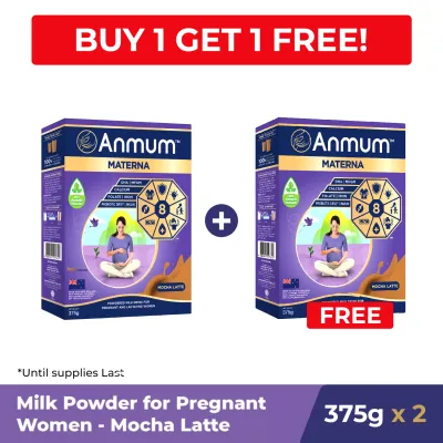 [B1T1] Anmum Materna Pregnancy Milk Powder Mocha Latte 375G