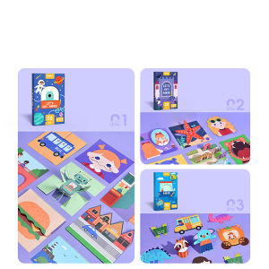 TRÒ CHƠI CẮT DÁN THỦ CÔNG LET S CUT PAPER - MIDEER