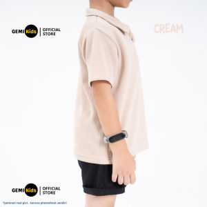 3 Pcs Kaos Polo Anak Laki-laki Bahan Knit Premium Baju T Shirt Kerah Wangki Cowok Cewek Perempuan