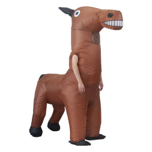 alo Western cowboy riding inflatable costume Halloween costume party performance costume inflatable horse costume