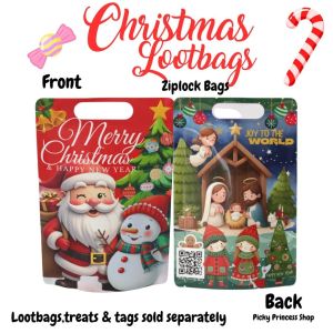 30pcs Christmas Wrapper Gift Bags Halloween Stand Up Design Holiday Party Favor Bags
