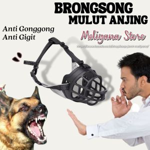 Brangus Brongsong Penutup Mulut Anjing Anti Gigit Dan Anti Berisik