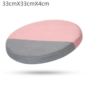 33X33X4cm Memory Foam Chair Cushion Round Tatami Futon Sofa Cushions Deerskin Fleece Home Office Chair Pad