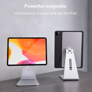 Zeallion Aluminum Adjustable Desktop Magnetic Tablet Stand For iPad Pro 12.9 / 11 Inch for iPad Air 10.9 Tablet Accessories