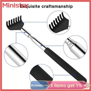 Ministar Steel Retractable Itching Rake Scratcher Telescopic Massage Tool Back Scratcher