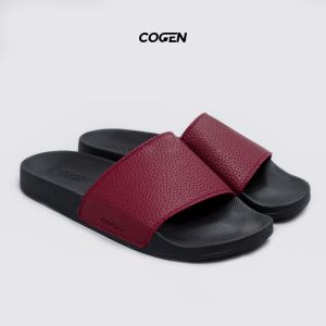Cogen Sandal Pria Sendal Wanita Slippers - Basic Maroon