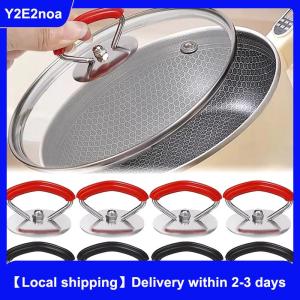 【Local shipping】 1Pc Universal Cookware Knobs Anti-Scalding Pan Cover Handles Stainless Steel Pot Lid Grips Replacement Cookware Lid Handgrip