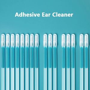 S / L Adhesive Cleaning Earpick Washable Reusable Soft Rubber Head Sticky Earpick Ear Cleaning Ear Wax Removal Tool 24PCS/ BOX
