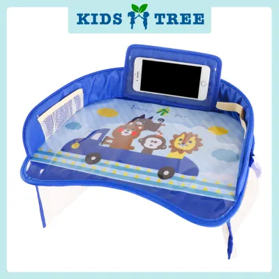 Baby Portable Food Tray Waterproof Car Seat Table Portable Baby Food Holder Table Child Car Safety Seat Tray Dulang Baby
