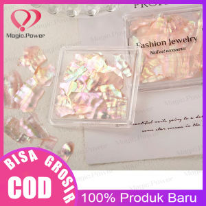 1 Kotak Shiny Sea Shell Dust Nail Art accessories Pecahan kulit kerang aksesoris hiasan kuku