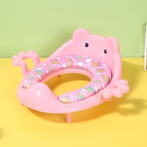 【COD】Baby Toilet Potty Seat Children Potty Safe Seat with Armrest for Girls Boy Toilet Training Outdoor Travel Infant Potty Cushion