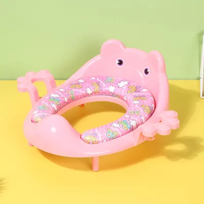 🔥HOT SALE🔥Baby Toilet Seat with Armrest Children Potty Safe Seat Kids Toilet Training Potty Seats Multifunction Baby Toilet