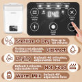 Mafababe 5 in 1 Sterilizer for Baby Feeding Bottle with Dryer Portable Bottle Sterilizer for Baby Heater Sterilizer Automatic Temperature Steamer Sterilizer. 