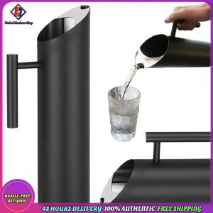 Vodool Stainless Steel Water Pitcher Coffee Pots Ergonomic Handle Water Jug Water Serving Pot for Tea Or Other Beverage