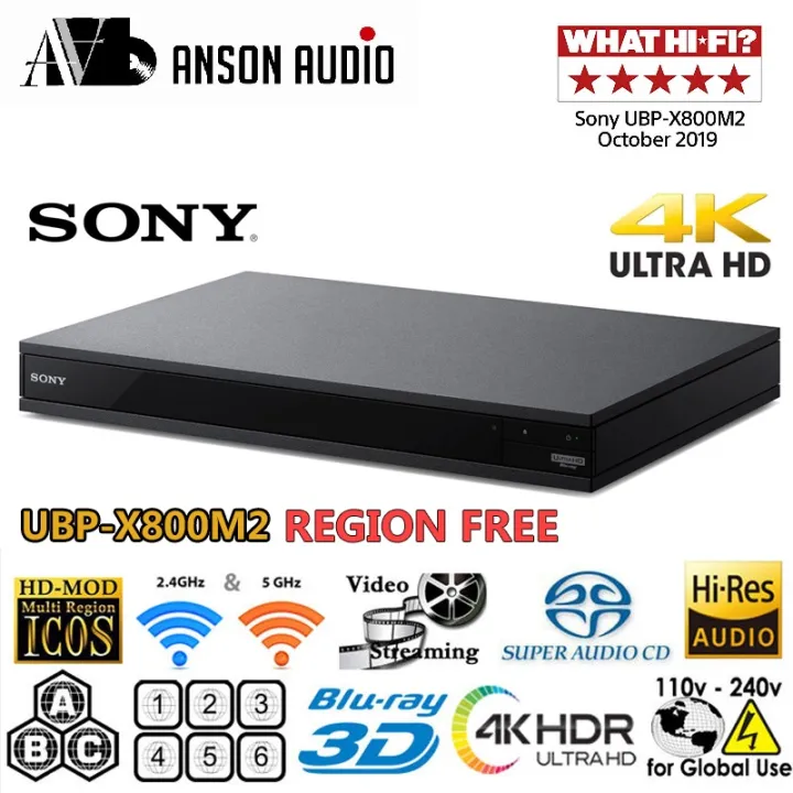 Sony UBP-X800M2 Multi-Region 4K Bluray Player | Lazada Singapore