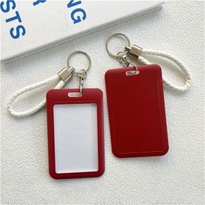 GENENIC Sinh viên Văn phòng Làm việc Thẻ Kinh Doanh Keyring Móc chìa khóa Chủ Sở Hữu Thẻ ID Chủ Sở Hữu huy hiệu ID Thẻ Bảo Vệ Thẻ xe buýt Bìa