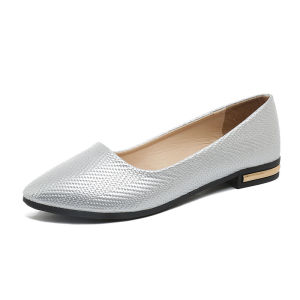 Free Shipping 2026 Spring/Autumn New Korean Style Flat Shoes For Women Pointed Toe Shallow Pumps Comfortable Commute Loafers