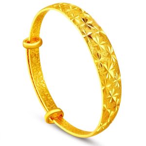 XUNJIE Luxury Fashion Party Saudi Arabic 24K Ladies Jewelry Gift Dubai Bangle Bracelet Women Bracelets Adjustable Bangle Cuff Bracelet
