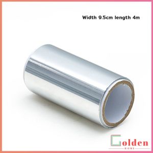 Golden ฟอยล์ไฮไลต์ผม ใช้ ย้อมสีผม ฟอกสีผม กว้าง 9.5cm ทนทาน ตัดได้หลายขนาดตามใช้งาน Aluminium Foil Rolls