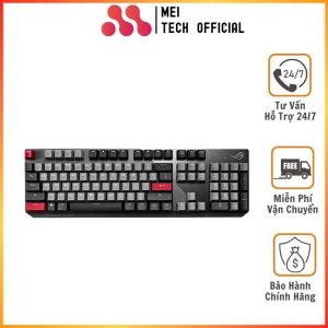 [Freeship] Bàn Phím Cơ Gaming Giá Rẻ Có Đèn LED Asus ROG Strix Scope PBT Blue -MEI Tech Official- 0113020000234 MEI07 Hàng Chính Hãng Bảo Hành 12 Tháng Thiết Kế Độc Đáo Đẹp Mắt Đèn Led Siêu Sáng Thích Hợp Cho Game Thủ Giá Tốt