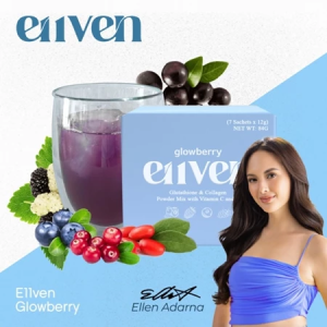 E11ven Glowberry Powder Drink by Ellen Adarna 12g/sachet