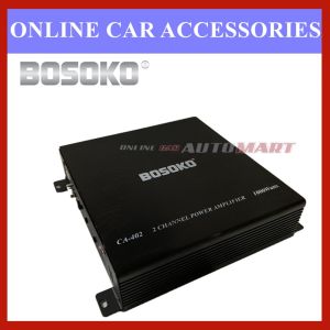 Package Sets Bosoko CA402 2 Channel Amplifier+Bosoko S62 6.5 inch 2 way Speaker+Amplifier Wiring Kit Sets