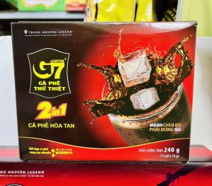 Cà phê đen/Cà phê sữa G7 - Cà phê Trung Nguyên dạng hộp (15 - 21 gói x 16g)