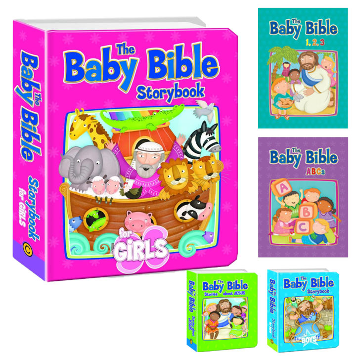 The baby bible storybook about Jesus ABC 123 for girls for boys board ...