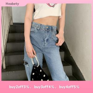 Heabety 100cm Waistband Pants Classic Waist Chain Love Heart Hollow Girdle For Women Hip Hop Style Fashion Fine Waist Belts Trendy