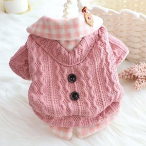 CUTE ELVES Chihuahua Puppy Costume Knitting Autumn Jacket Pet Coat Pet Clothes Dog Sweater