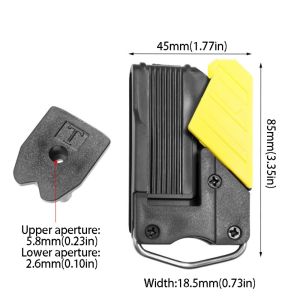 TIMES LORD High Quality Quick Release Buckle ABS Resin Universal Design Tape Measure Hanger Organiser Hooks Electric Drill Tool Belt Organiser Waist Belt