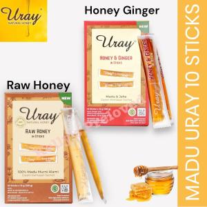 Uray Honey & Ginger in Sticks / Madu Jahe sachet / Madu Kemasan 10x12g