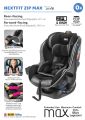 Chicco Nextfit Max Zip Air Car Seat คาร์ซีท เด็กทารก แรกเกิด รับน้ำหนัก 29กก. 3Dระบายอากาศ ที่นั้งกว้าง Isofix มีซิป. 