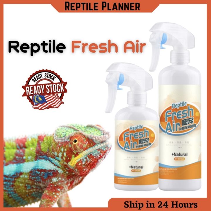 Reptile Fresh Air Deodorizer Odor Eliminator Cage Disinfectant All