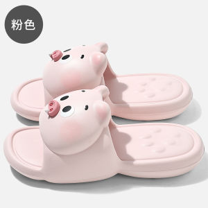 Free Shipping Cute Little Dog Slippers For Women Summer Indoor Thick-Soled Bathroom Non-Slip Sandals For Women