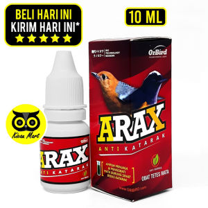 Kicau Mart Obat Burung Arax Anti Katarak Orbird Atasi Sakit Mata Snot Berair Merah Iritasi Bengkak Kebutaan Bintik Putih Rabun Untuk Murai Kacer Lovebird Kenari Pleci Anis Cucak Ciblek Dll OTAROB