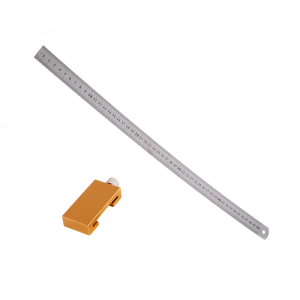 Strong Aluminum Marking Ruler Carpentry Measuring Tool Designs for Furniture Making & Detailed Woodworking Adjustments