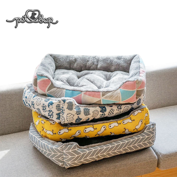 [Hoàn Tiền 10%] Ổ cho chó mèo - Đệm ấm cho chó mèo lót lông có thể dùng ...