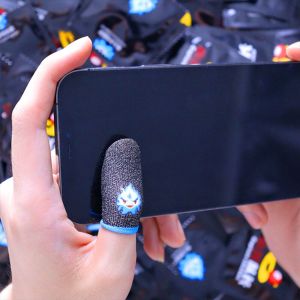 Loại Tốt - Bọc Ngón Tay - Cặp Bọc Đầu Ngón Tay 2 Cái Găng Tay Vải Sợi Siêu Dẫn Cao Cấp Chống Đổ Mồ Hôi Khi Chơi Game PUBG  FiFA...