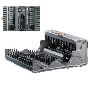 Poindtg JAKEMY JM-8193 180 in 1 Obeng Listrik Manual Terpadu Rumah Tangga Set Anti Slip Tiga Tingkat Mode Listrik